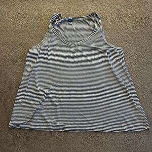 Old Navy Luxe Striped V-Neck Tank